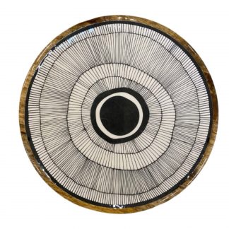 By Room Mangoholz Schale Artisan black 38cm