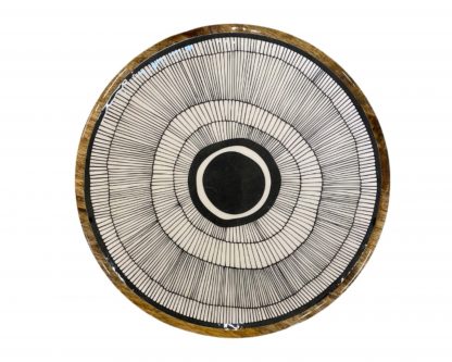 By Room Mangoholz Schale Artisan black 38cm
