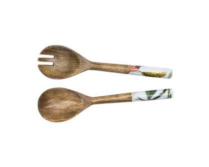 By Room Mangoholz Salatbesteck Lemon Bird