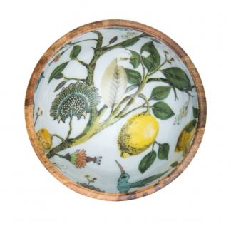 By Room Mangoholz Schale Lemon Bird 25 cm