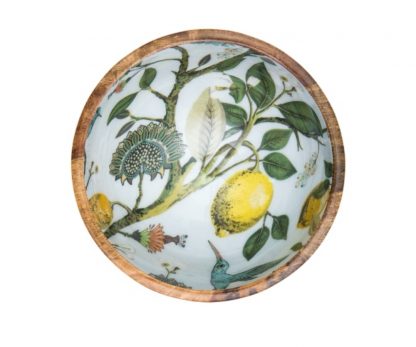 By Room Mangoholz Schale Lemon Bird 25 cm