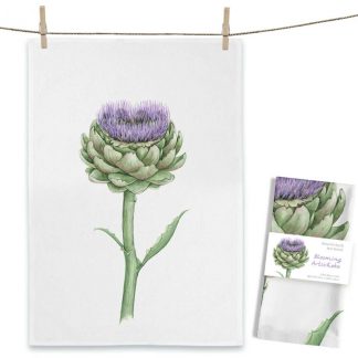 Maluu Design Geschirrtuch Blooming Artichoke Artischocke
