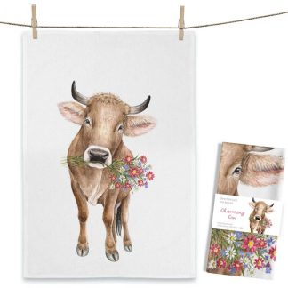 Maluu Design Geschirrtuch Charming Cow Kuh