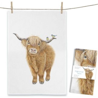 Maluu Design Geschirrtuch Highland tales Hochlandrind