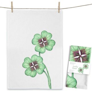 Maluu Design Kleeblatt Geschirrtuch