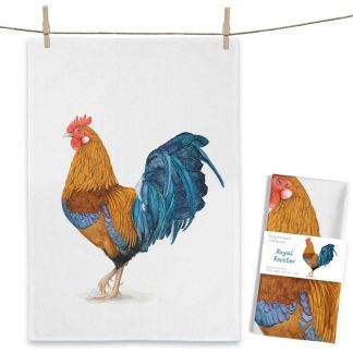 Maluu Design Geschirrtuch Royal Rooster Hahn