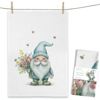 Maluu Design Geschirrtuch The Little Gardener Gärtner Zwerg