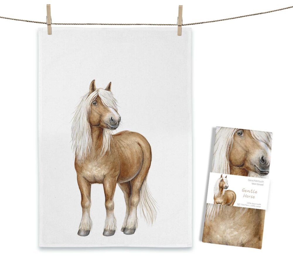 Maluu Design Geschirrtuch Horse Pferd