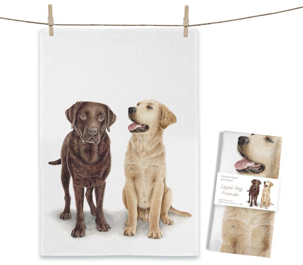 Maluu Design Geschirrtuch Dog Friends Hunde