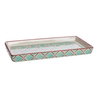 Tranquillo Ablage Retro flair türkis 23cm