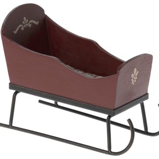 Maileg Schlitten Maus Rot