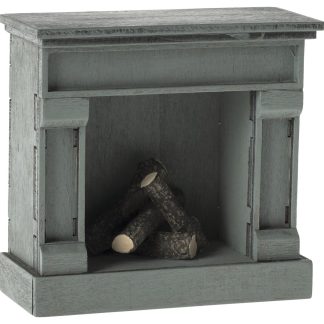 Maileg Miniatur Kamin Maus Blau