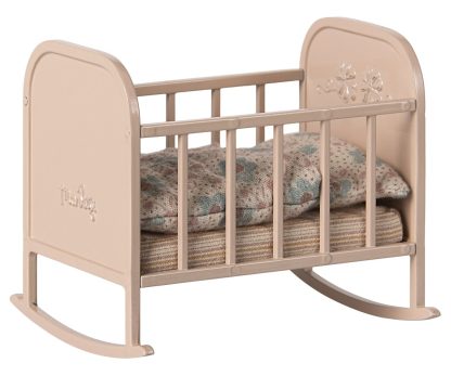 Maileg Wiege Babymaus Rosa
