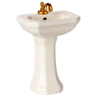 Maileg Miniatur Waschbecken Maus Off White