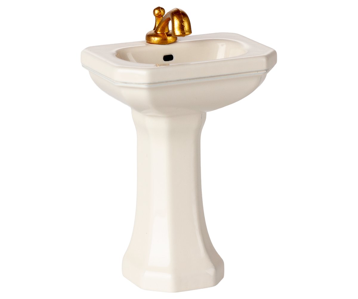 Maileg Miniatur Waschbecken Maus Off White