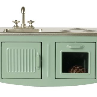 Maileg Miniatur Küche Maus Mint