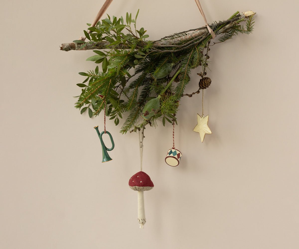 Maileg Stoffornament Pilz Rot – Bild 2