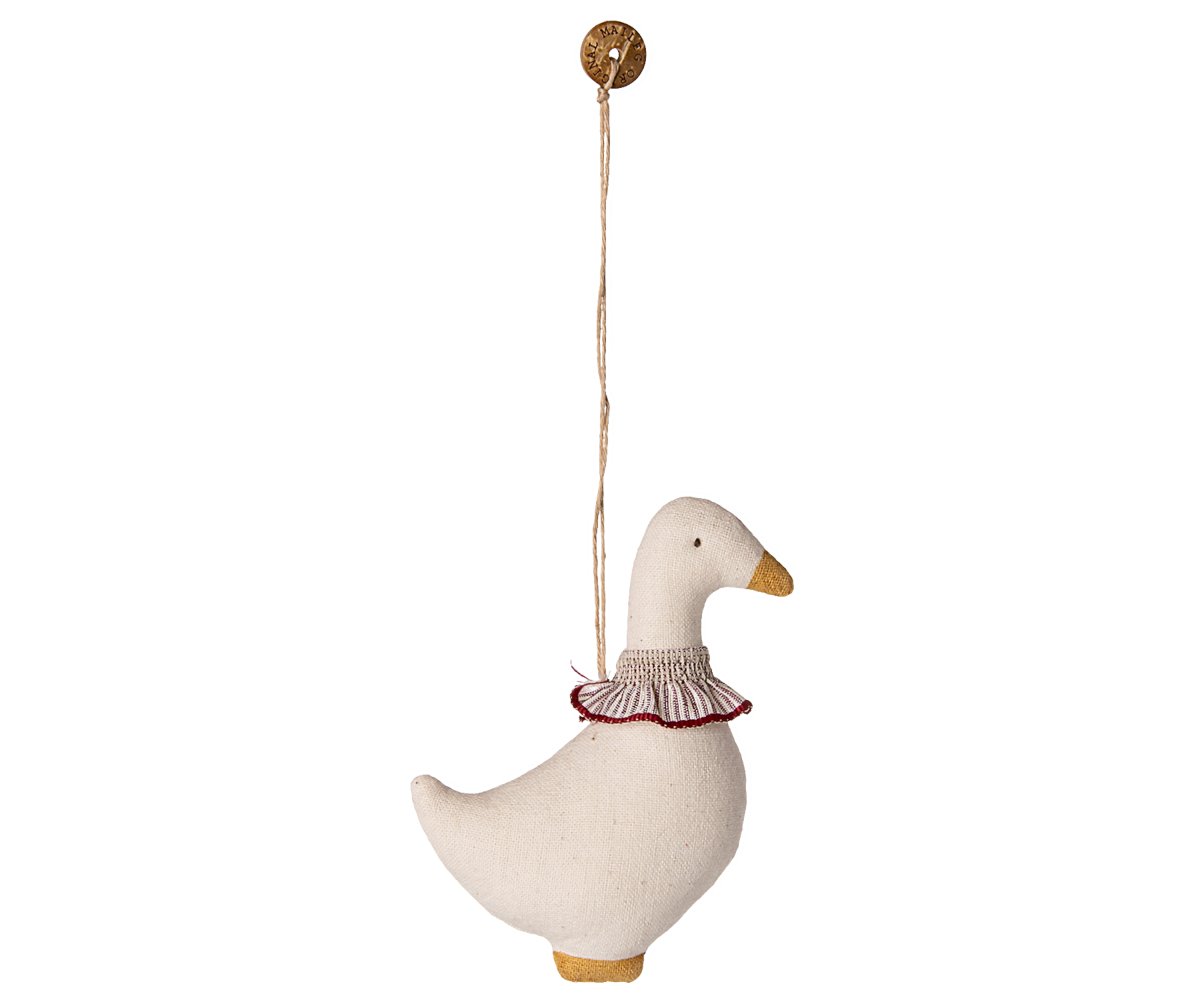 Maileg Stoffornament Gans mit rotem Schal