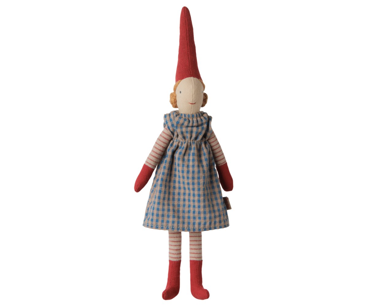 Maileg Pixy Wichtel Größe 1 Mädchen Blaues Kleid