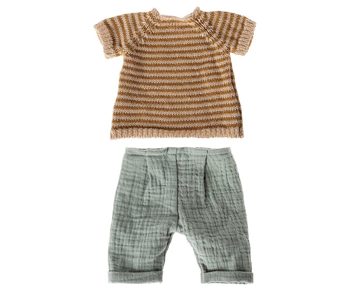 Maileg Strickhemd und Hose Hase Größe 3