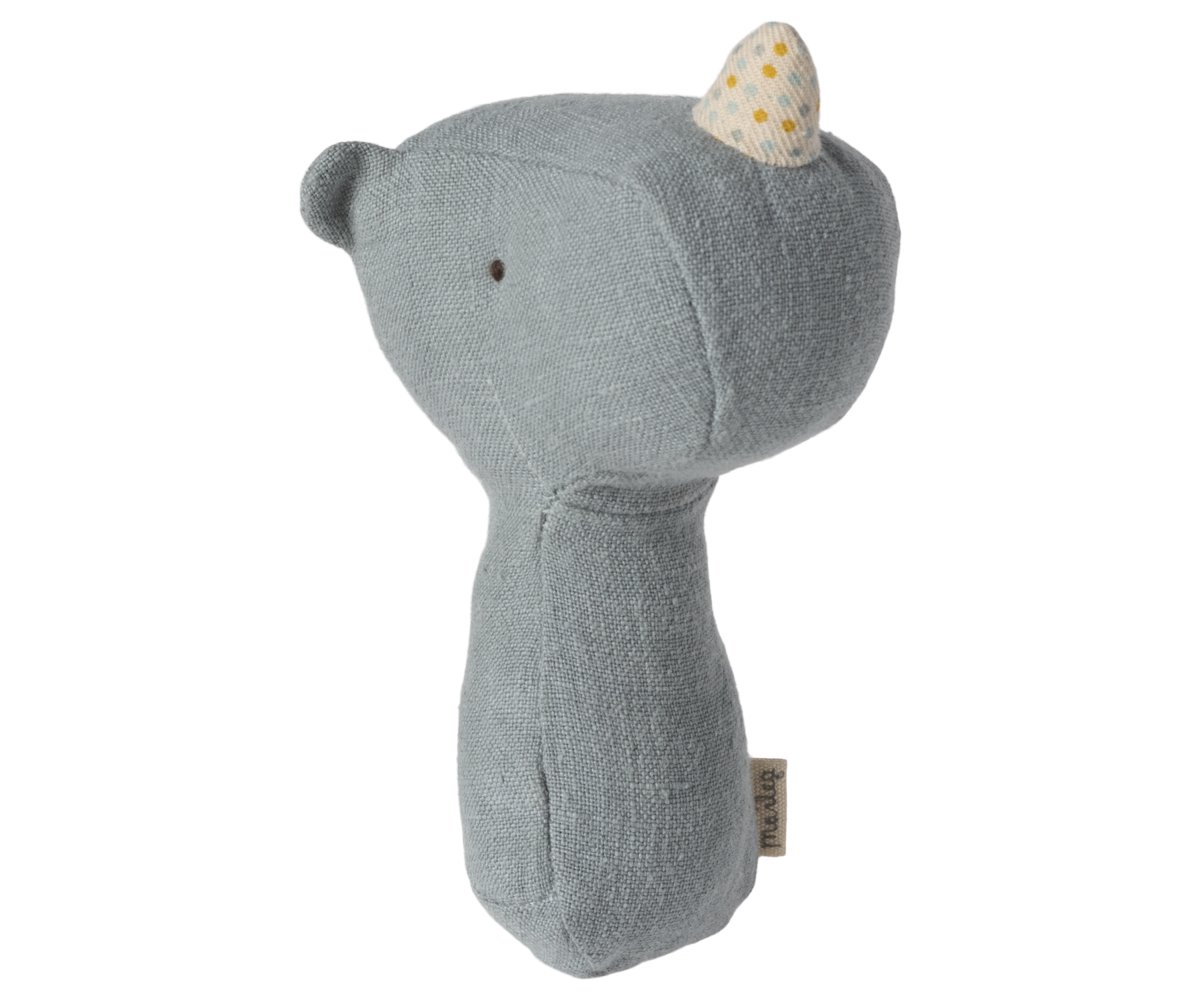 Maileg Lullaby Friends Rassel Nashorn Staubgrün