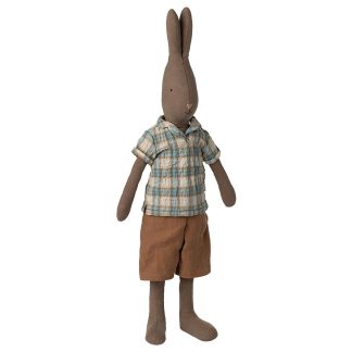 Maileg Kaninchen Größe 3 Braun mit Shirt und Hose
