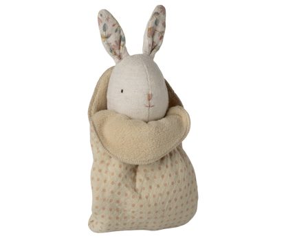 Maileg Lullaby Friends Hase Mini mit Schmusetuch Natur