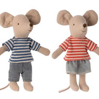 Maileg LouiMax und Stella Kleine Geschwistermäuse