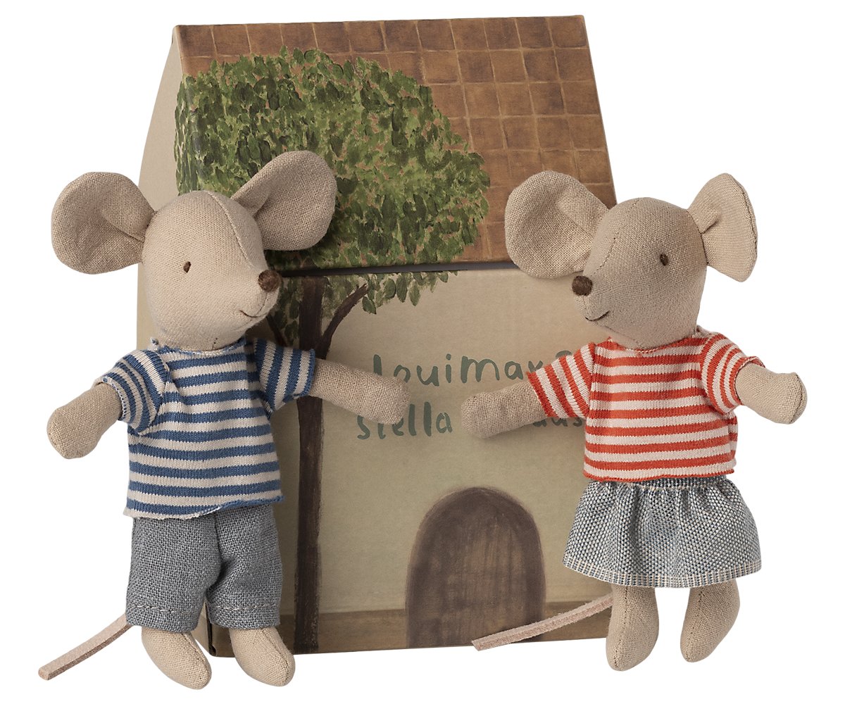 Maileg LouiMax und Stella Kleine Geschwistermäuse – Bild 6
