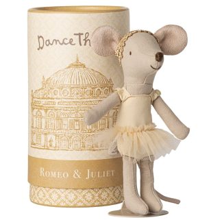 Maileg Ballettmaus Große Schwester in Geschenkröhre