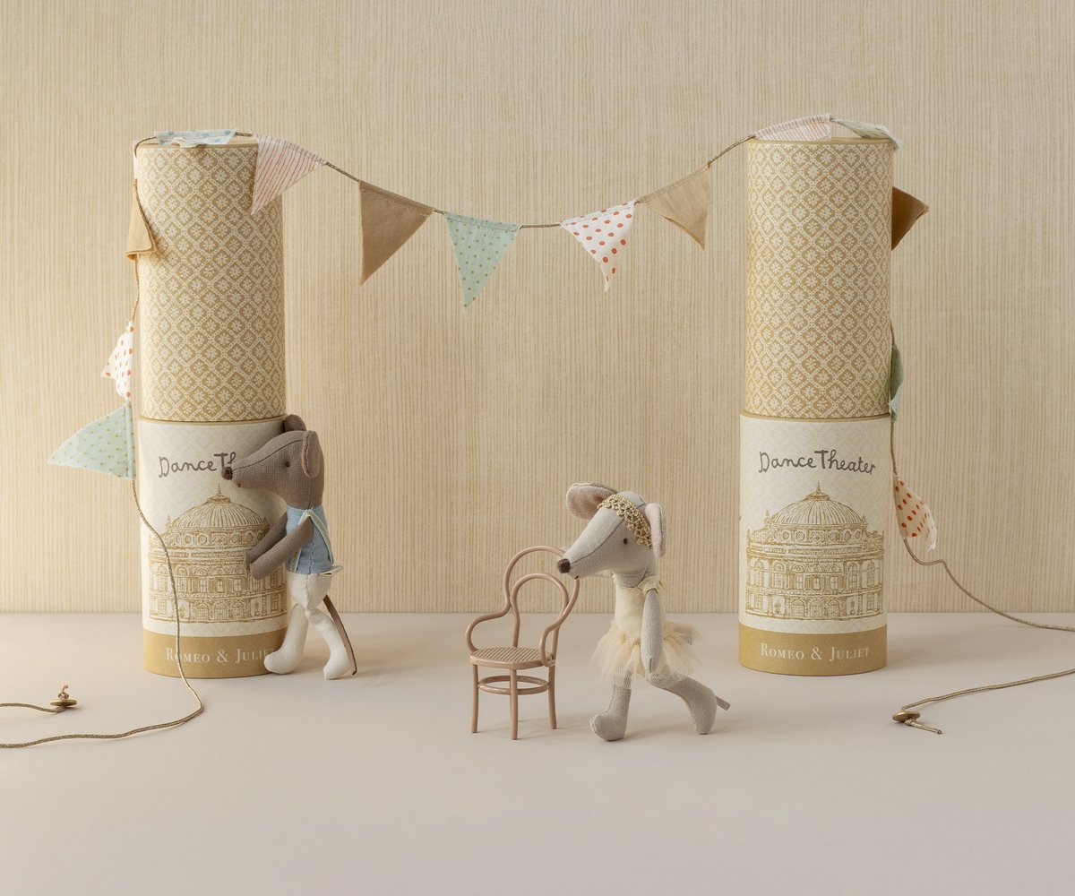 Maileg Ballettmaus Große Schwester in Geschenkröhre – Bild 2