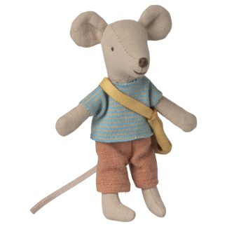 Maileg Kleiner Bruder Maus mit Käsetasche