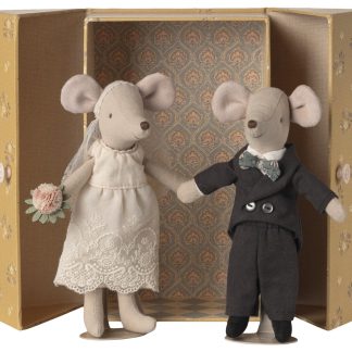Maileg Hochzeitsmäuse Mama und Papa in Geschenkbox
