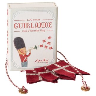 Maileg Dannebrog Flaggengirlande in Box