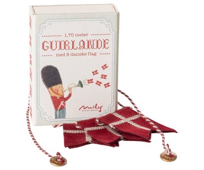 Maileg Dannebrog Flaggengirlande in Box