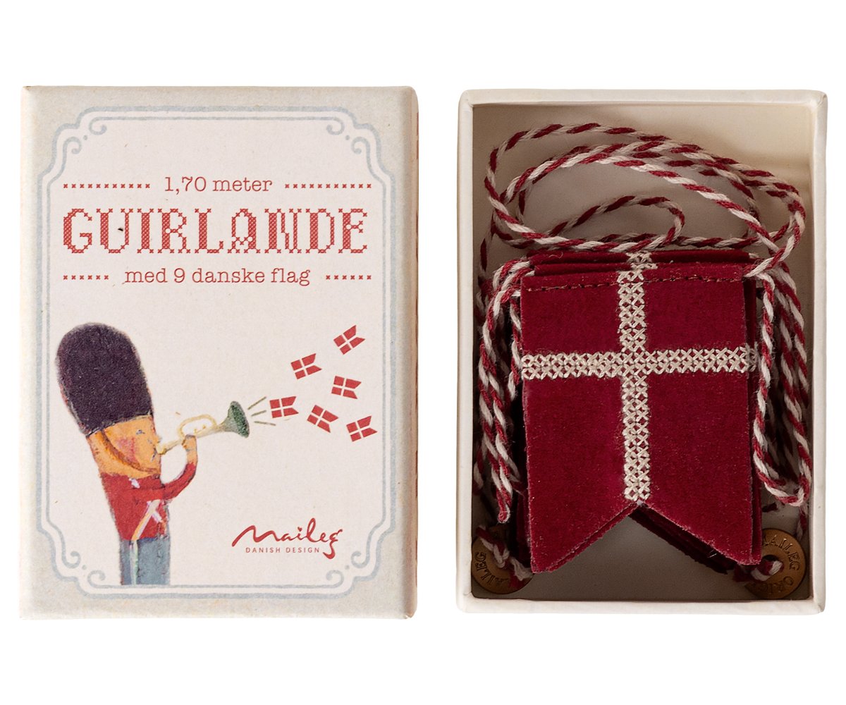Maileg Dannebrog Flaggengirlande in Box – Bild 7
