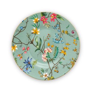 Pip Studio Jolie Flowers türkis Plate Teller 12 cm
