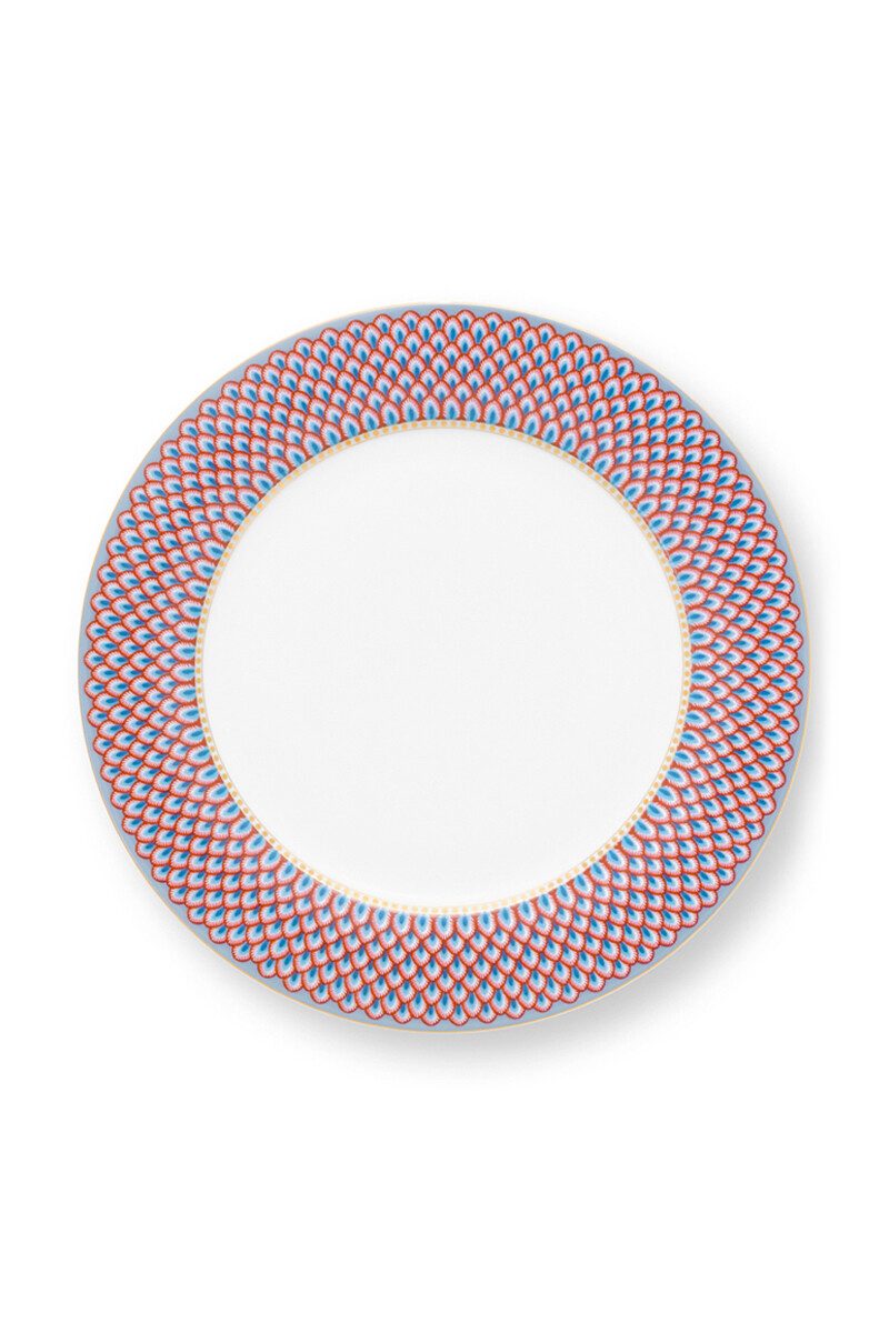 Pip Studio Flower Festival blue Plate Teller 26cm