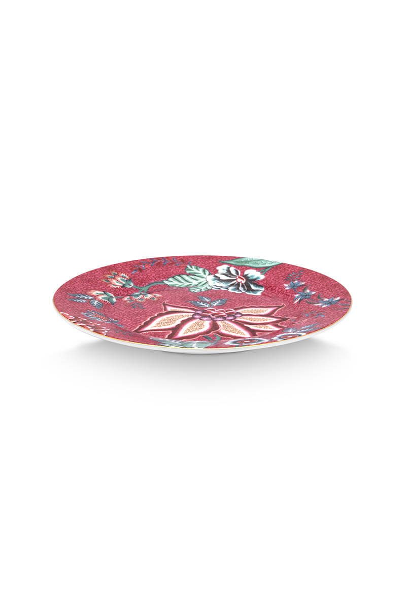 Pip Studio Flower Festival dark pink Plate Teller 17cm – Bild 3