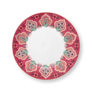 Pip Studio Flower Festival dark pink Plate Teller 21cm