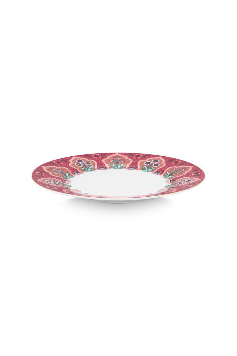 Pip Studio Flower Festival dark pink Plate Teller 21cm – Bild 6