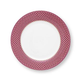 Pip Studio Flower Festival dark pink Plate Teller 26cm