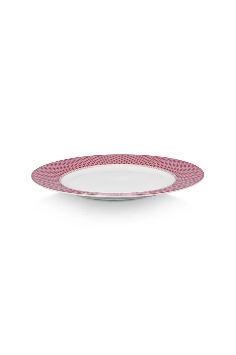 Pip Studio Flower Festival dark pink Plate Teller 26cm – Bild 7