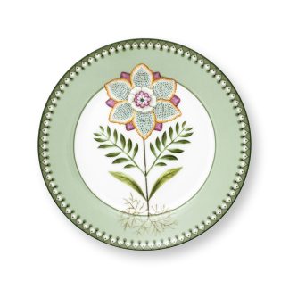 Pip Studio Lily & Lotus green Plate Teller 21 cm