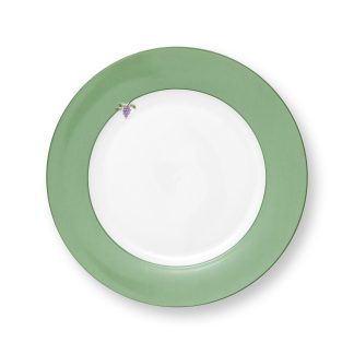 Pip Studio Lily& Lotus green Plate Essteller 26cm