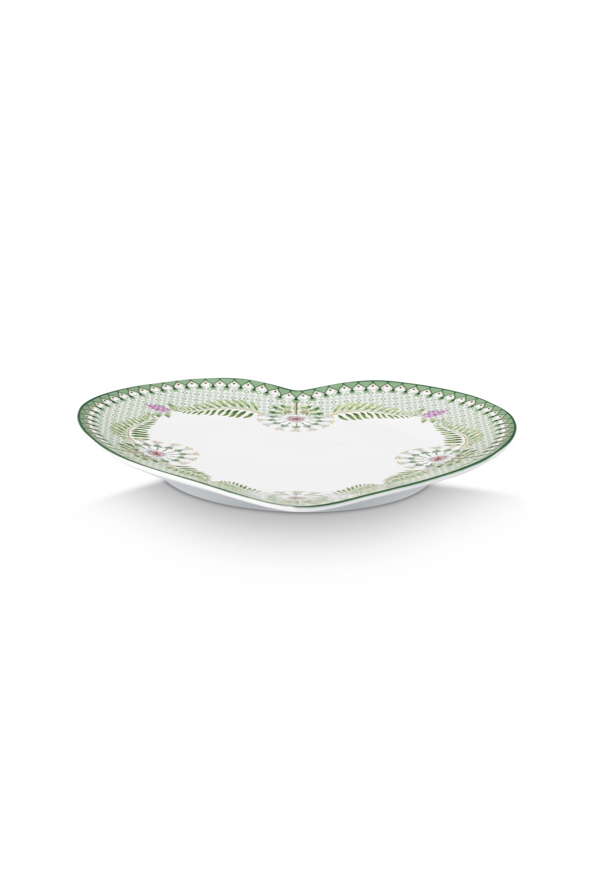 Pip Studio Lily&Lotus green Plate Herz Teller 2er Set 21cm – Bild 6