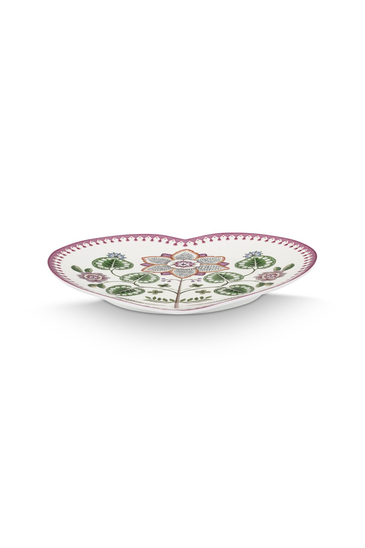 Pip Studio Lily&Lotus lila 2 tlg. Set Herz Teller 21.5cm – Bild 4