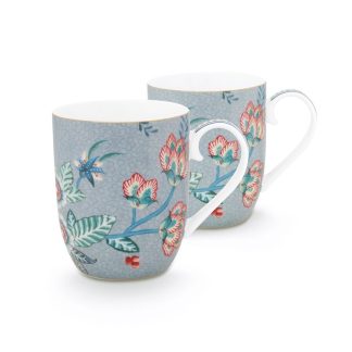Pip Studio Flower Festival blue Mug Tasse 145ml