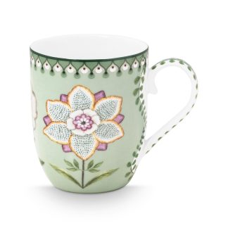 Pip Studio Lily & Lotus green Mug Tasse 145ml