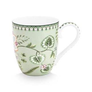 Pip Studio Lily & Lotus green Mug Tasse 450ml